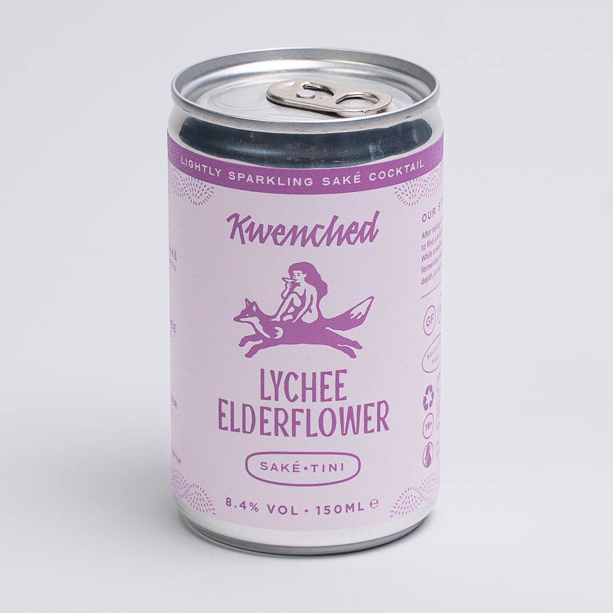 Lychee Elderflower Sake-Tini - Kwenched