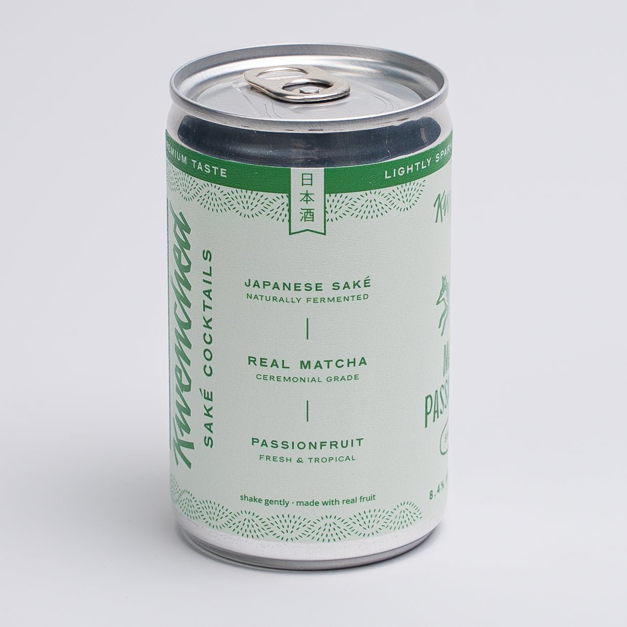 Matcha Passionfruit Sake-Tini - Kwenched