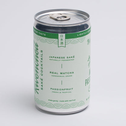 Matcha Passionfruit Sake-Tini - Kwenched